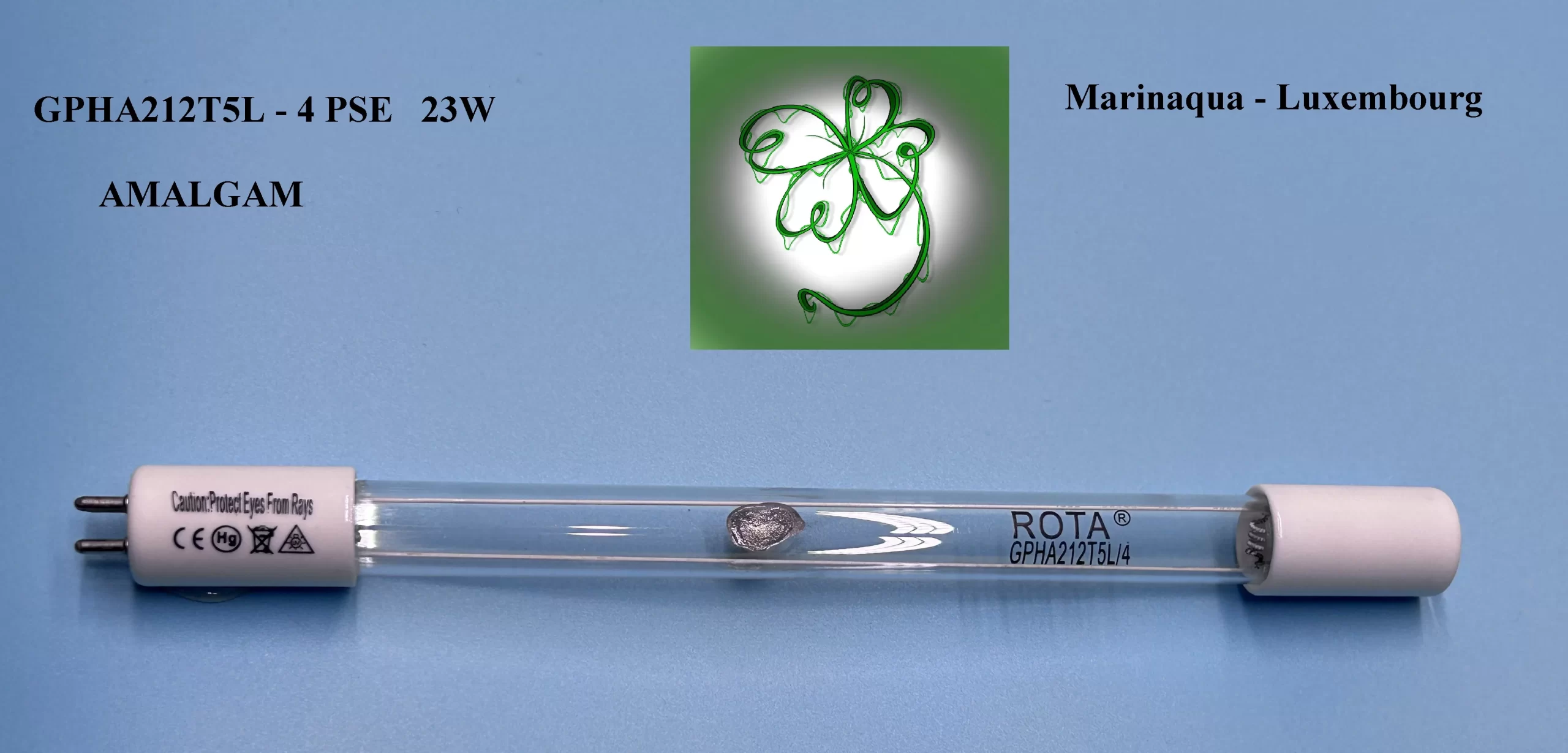 gpha212t5l-23w - Marinaqua - Propellerpumpen PP30 MP30 FF30 & Rota Tauch UVC Amalgam ersatslampe GHPA212T5L/4PSE
